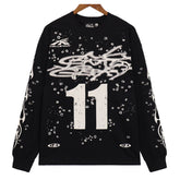 terry fabric Long Sleeve Tee