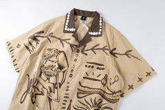 Cactus Jack Painter Button Up Shirt