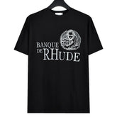 23ss of Banque bank LOGO old print T-shirt