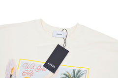 23ss Lucky Angel Landscape Print T-Shirt