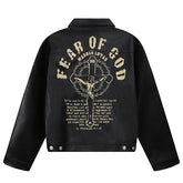 casual leather jacket