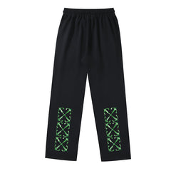 Arrow Printed Trousers Straight Loose Casual Pants #1068