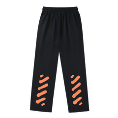 Arrow Printed Trousers Straight Loose Casual Pants #1073