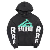 X RRR123 washed and distressed Hoodies