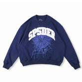 Varsity Web Crewneck Sweatshirt Navy
