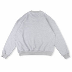 Varsity Web Crewneck Heather Sweatshirt Grey