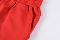 Atlanta Open Leg Sweatpant Red