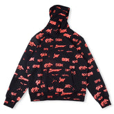 graphic-print "Black" Hoodie