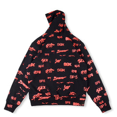 graphic-print "Black" Hoodie