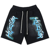 Graffiti Washed Shorts