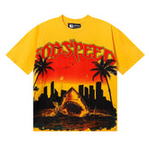 City Coconut Tree Shark T-Shirt
