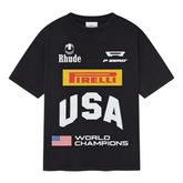 Rhude Pirelli USA World Champions Tee