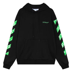 Moon Image Arrow Hoodie