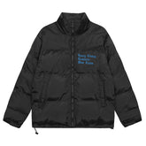 classic big V logo embroidered casual cotton jacket