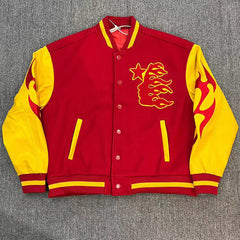Records Werewolf Letterman Jacket