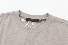 Flocking small letter print Sleeveless T-Shirts