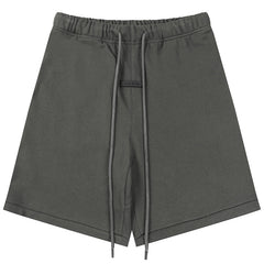 Season 9 multi-line letter print Shorts