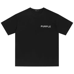 PURPLE Clean Jersey Logo T-Shirt