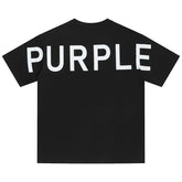PURPLE Clean Jersey Logo T-Shirt