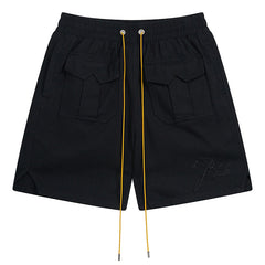 Embroidered Letters Logo Shorts