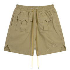 Embroidered Letters Logo Shorts