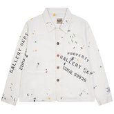 EP Paint-Splattered Logo-Print Cotton-Ripstop Jacket