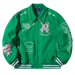 CHERUB WOOL VARSITY JACKET