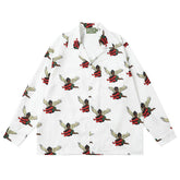 Cartoon Print Long-sleeved Shirt