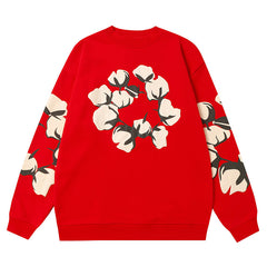 Kapok Pattern Printed Sweatshirts