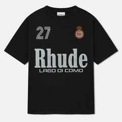 Men's Black Script Crest T-Shirt