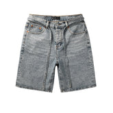 Crystal Diamond Denim Shorts #5096
