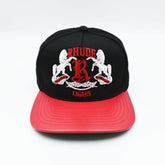 TRUCKER CAP Red Black