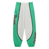 Green White Track Pants