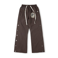Nylon Hooded Track Pants “Gray”