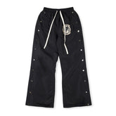 Nylon Hooded Track Pants “Black”