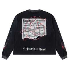 Black Monday Thermal Sweatshirts