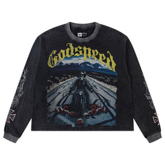 Long Lonely Road Thermal Sweatshirts