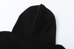 Schwarzer Hoodie