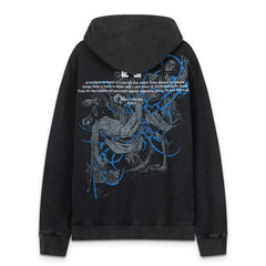 Graphic-Print Hoodie