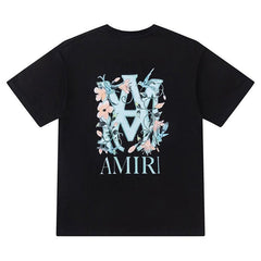 floral logo-print T-shirt