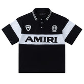 stripe-detail logo polo shirt