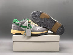 Out Of Office OOO Low Tops Light Grey Green