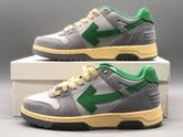 Out Of Office OOO Low Tops Light Grey Green