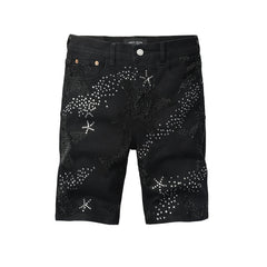 PURPLE Denim Shorts #5117