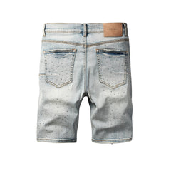 PURPLE Denim Shorts #5113