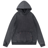 Men's Studded Cotton Hoodie