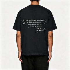 RHUDE Crewneck Cotton Tee