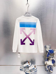 Off White Diag Gradient Long-Sleeve T-Shirt