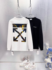 Off White Caravaggio Painted Print Long-Sleeve T-Shirt