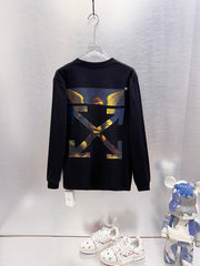 Off White Caravaggio Painted Print Long-Sleeve T-Shirt